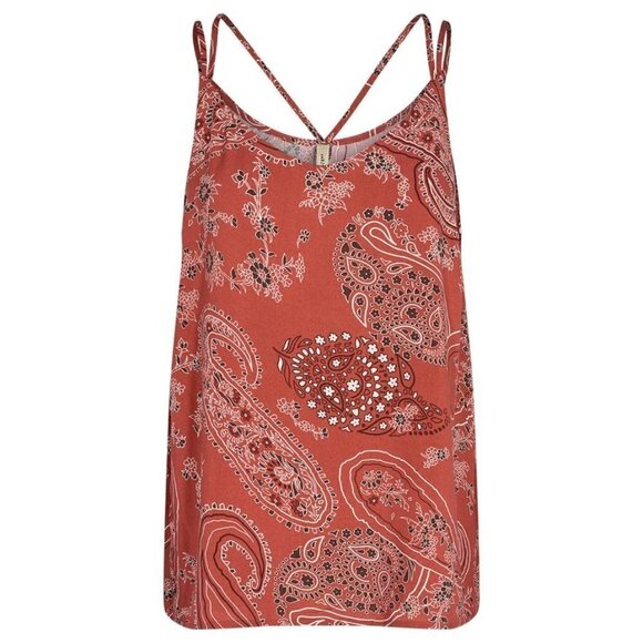 NWT SOYA CONCEPT Latoya 1 Dusty Red Paisley Tank Top - Picture 6 of 7